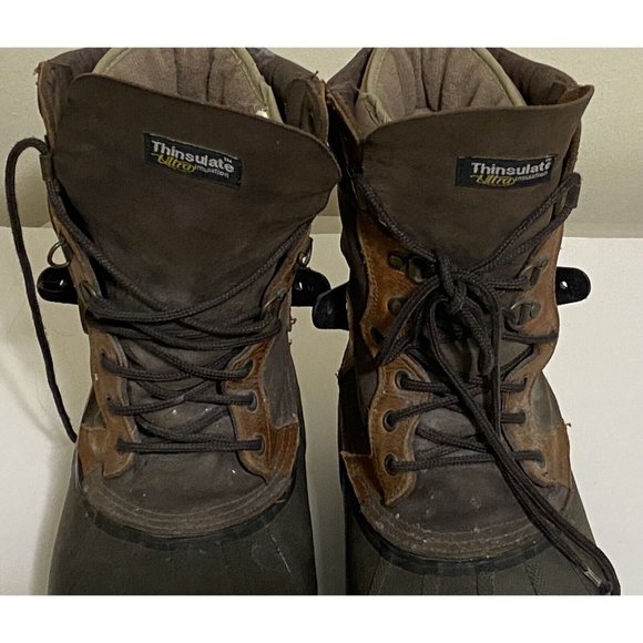 Hodgman Super Tempking Men\'s Waterproof Thinsulate Boots Brown Black US 7 Eur 40